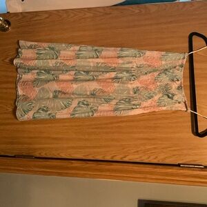 Smocked top swimsuit dress coverup